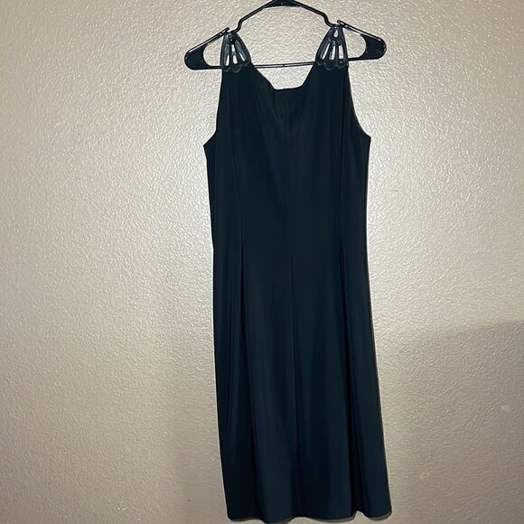 Anne Klein Black Knee Length Dress size 10 - Picture 5 of 6
